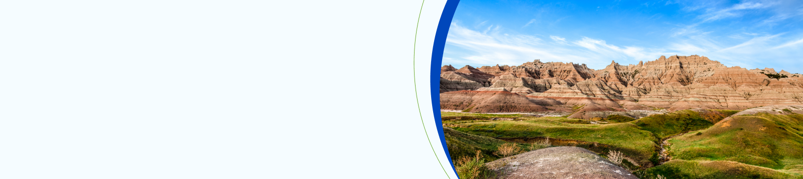 This image captured the spectacular formations of the Badlands National Park in South Dakota.