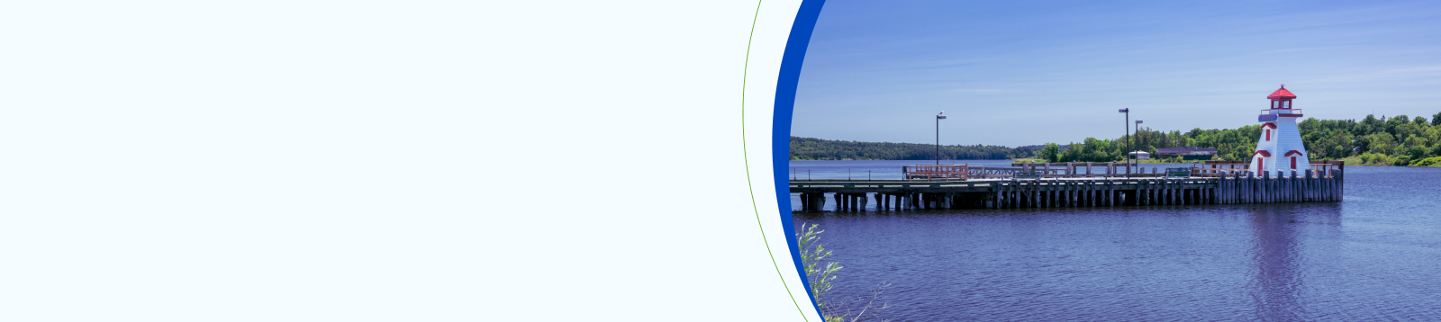 St. Stephen, New Brunswick, Canada - July 16, 2015 : St Stephen's Lighthouse resides on the public wharf and above the waters of the St Croix river. St. Stephen is a Canada-USA international border.