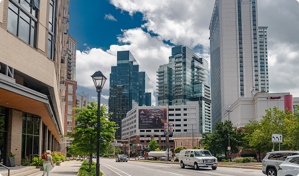 Baltimore. Maryland. USA. July 7, 2025 City Life in Baltimore, Maryland - Real Estate and Transportation